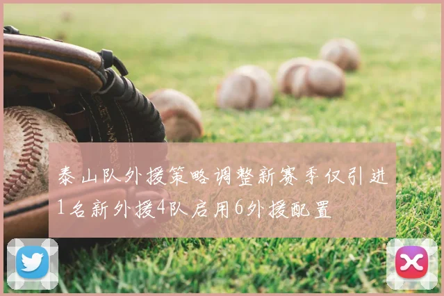 泰山队外援策略调整新赛季仅引进1名新外援4队启用6外援配置